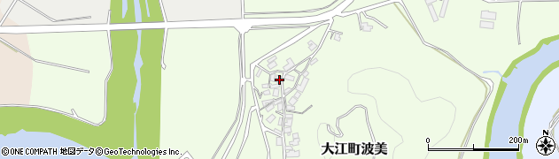 京都府福知山市大江町波美748周辺の地図