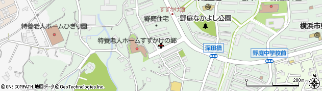 神奈川県横浜市港南区野庭町673周辺の地図