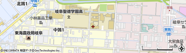 岐阜聖徳学園大学短期大学部周辺の地図