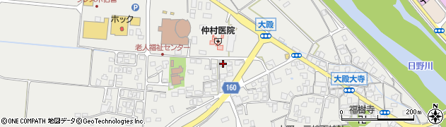鳥取県西伯郡伯耆町大殿1076周辺の地図