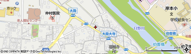 鳥取県西伯郡伯耆町大殿1126周辺の地図