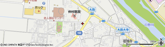 鳥取県西伯郡伯耆町大殿1073周辺の地図