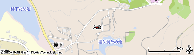 岐阜県可児市久々利柿下（入会）周辺の地図