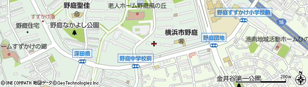 神奈川県横浜市港南区野庭町635-12周辺の地図