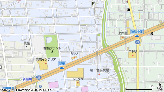 〒501-0224 岐阜県瑞穂市稲里の地図