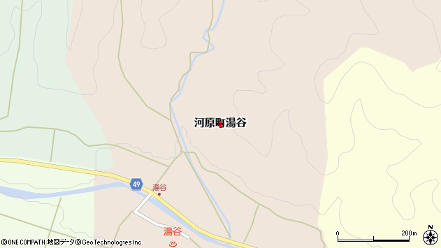〒680-1231 鳥取県鳥取市河原町湯谷の地図
