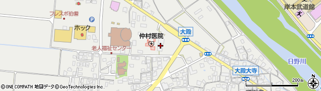鳥取県西伯郡伯耆町大殿1089周辺の地図
