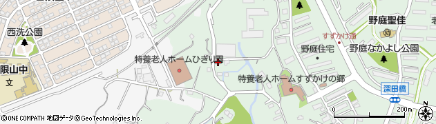 神奈川県横浜市港南区野庭町1598周辺の地図