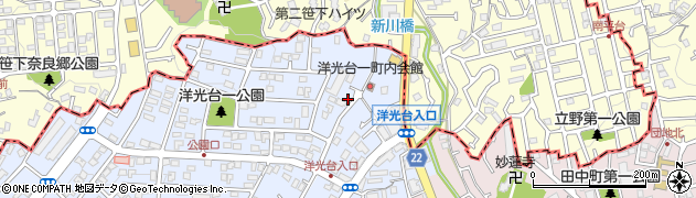神奈川県横浜市磯子区洋光台1丁目18-11周辺の地図