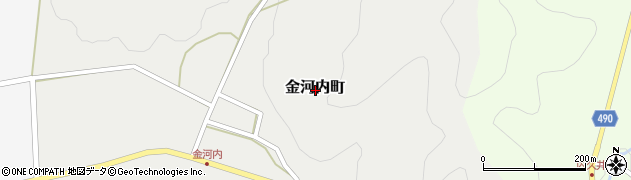 京都府綾部市金河内町周辺の地図