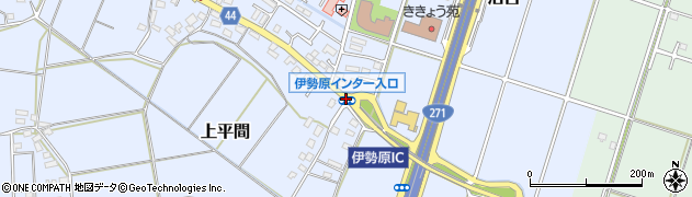 伊勢原インター入口周辺の地図