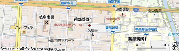 ライト工業株式会社岐阜営業所周辺の地図