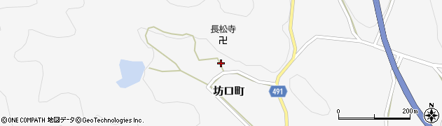 京都府綾部市坊口町林周辺の地図