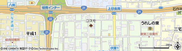 株式会社コスモ　岐阜シャディ　ビフラン周辺の地図