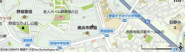 神奈川県横浜市港南区野庭町635-7周辺の地図