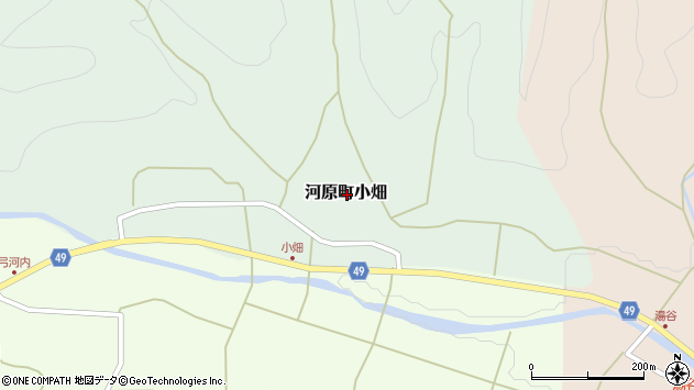〒680-1232 鳥取県鳥取市河原町小畑の地図