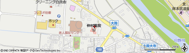鳥取県西伯郡伯耆町大殿1086周辺の地図