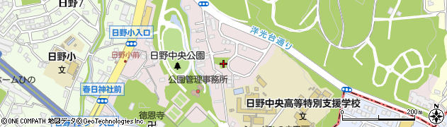 日野宮ノ脇公園周辺の地図