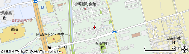 滋賀県長浜市小堀町周辺の地図