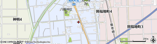 岐阜県大垣市池尻町1448周辺の地図