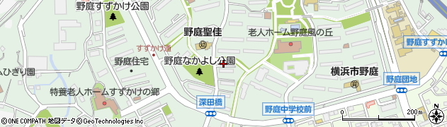 神奈川県横浜市港南区野庭町629周辺の地図