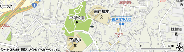 神奈川県横浜市戸塚区戸塚町2444周辺の地図