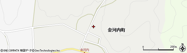 京都府綾部市金河内町（中地）周辺の地図