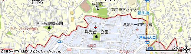 神奈川県横浜市磯子区洋光台1丁目26周辺の地図