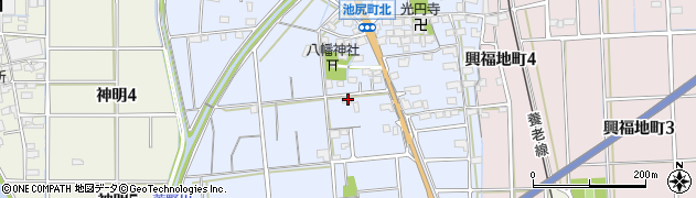 岐阜県大垣市池尻町1289周辺の地図