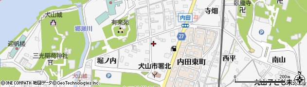 愛知県犬山市犬山中道29周辺の地図
