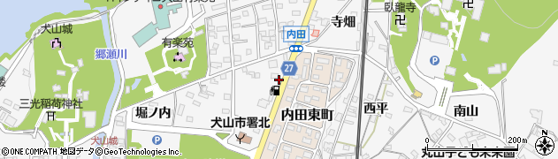 愛知県犬山市犬山中道56周辺の地図