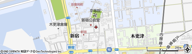 新宿不動堂周辺の地図