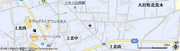 島根県出雲市大社町北荒木上北中1645周辺の地図