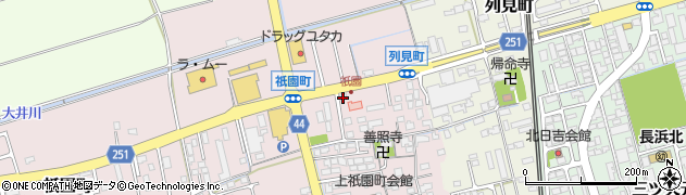 やきとり重吉 長浜祇園店周辺の地図