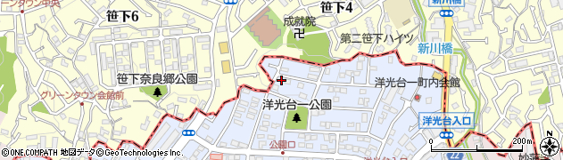 神奈川県横浜市磯子区洋光台1丁目26-18周辺の地図