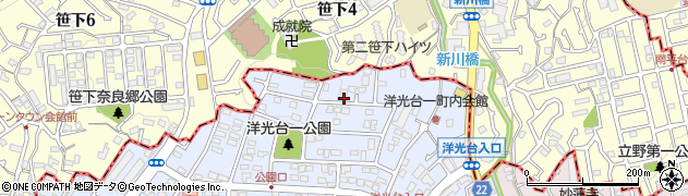 神奈川県横浜市磯子区洋光台1丁目24-12周辺の地図