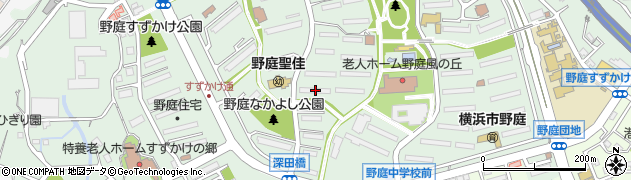 神奈川県横浜市港南区野庭町628-12周辺の地図