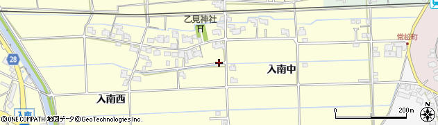 島根県出雲市大社町入南周辺の地図