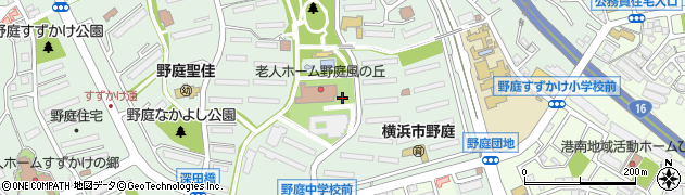 神奈川県横浜市港南区野庭町631周辺の地図