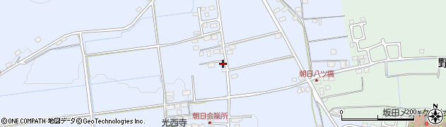 滋賀県米原市朝日666周辺の地図