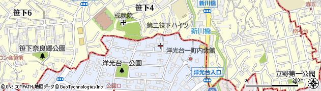 神奈川県横浜市磯子区洋光台1丁目24-5周辺の地図