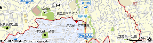 神奈川県横浜市磯子区洋光台1丁目18-33周辺の地図