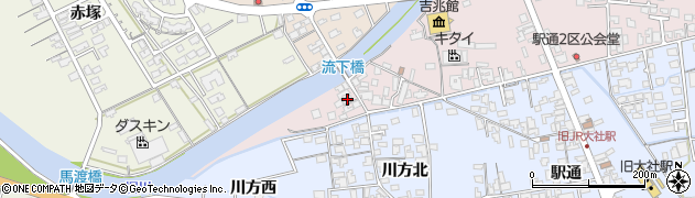 島根県出雲市大社町修理免800周辺の地図