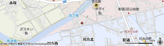 島根県出雲市大社町修理免792周辺の地図
