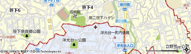 神奈川県横浜市磯子区洋光台1丁目24-2周辺の地図