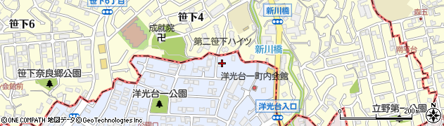 神奈川県横浜市磯子区洋光台1丁目18-40周辺の地図