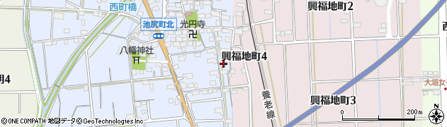 岐阜県大垣市池尻町1505周辺の地図