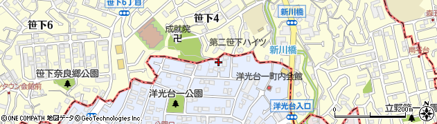 神奈川県横浜市磯子区洋光台1丁目24-26周辺の地図