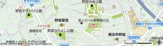 神奈川県横浜市港南区野庭町628-11周辺の地図