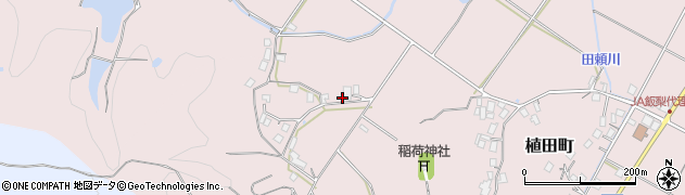 島根県安来市植田町741周辺の地図
